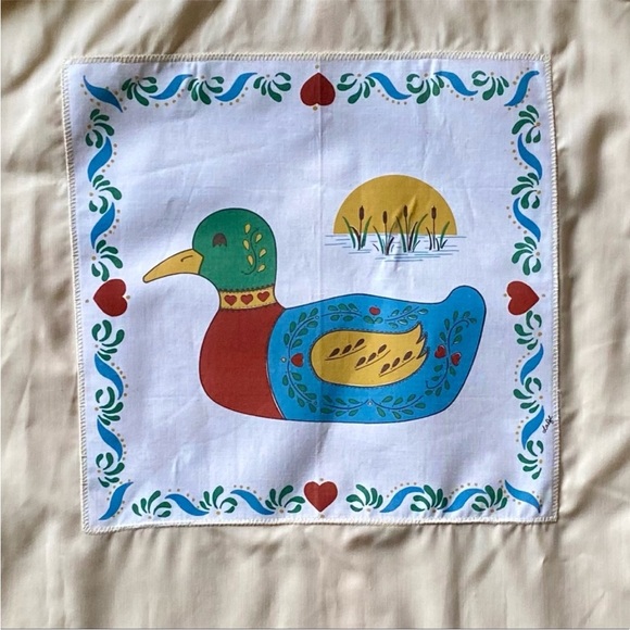 Custom Upcycled Vintage Button Front Shirt W/ Embroidered Farmhouse Duck Patch - Picture 5 of 16